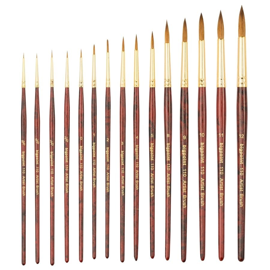 BİGPOİNT BPF110-04 110 SERİSİ SAMUR KOLİNSKY YUVARLAK FIRÇA NO: 4 12'Lİ KUTU