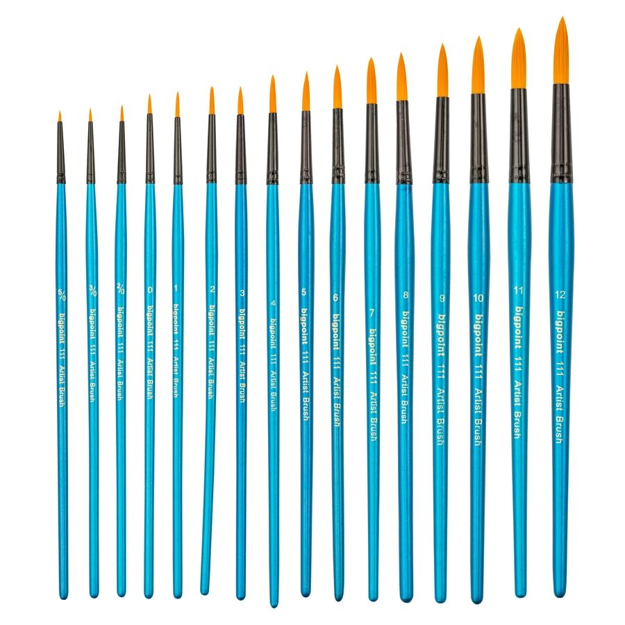 BİGPOİNT BPF111-02 111 SERİSİ GOLDEN SENTETİK KIL YUVARLAK FIRÇA NO: 2 12'Lİ KUTU