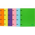 ÖNDER 125-23 RAİNBOW COLORS YAYLI DOSYA PP PEMBE