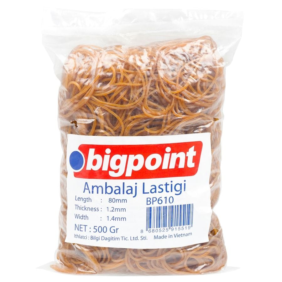 BİGPOİNT BP610 AMBALAJ LASTİĞİ 500 GRAM %100 KAUÇUK