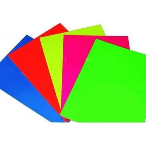 TİCON 27316 FON KARTONU 50X70 CM 50 Lİ FOSFORLU MAVİ