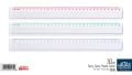 HATAS 165 FANCY GENİŞ PLASTİK CETVEL 30 CM 25'Lİ KT.