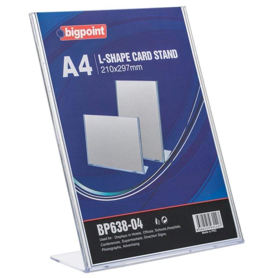 BİGPOİNT BP638-04 KART STANDI DİKEY A4