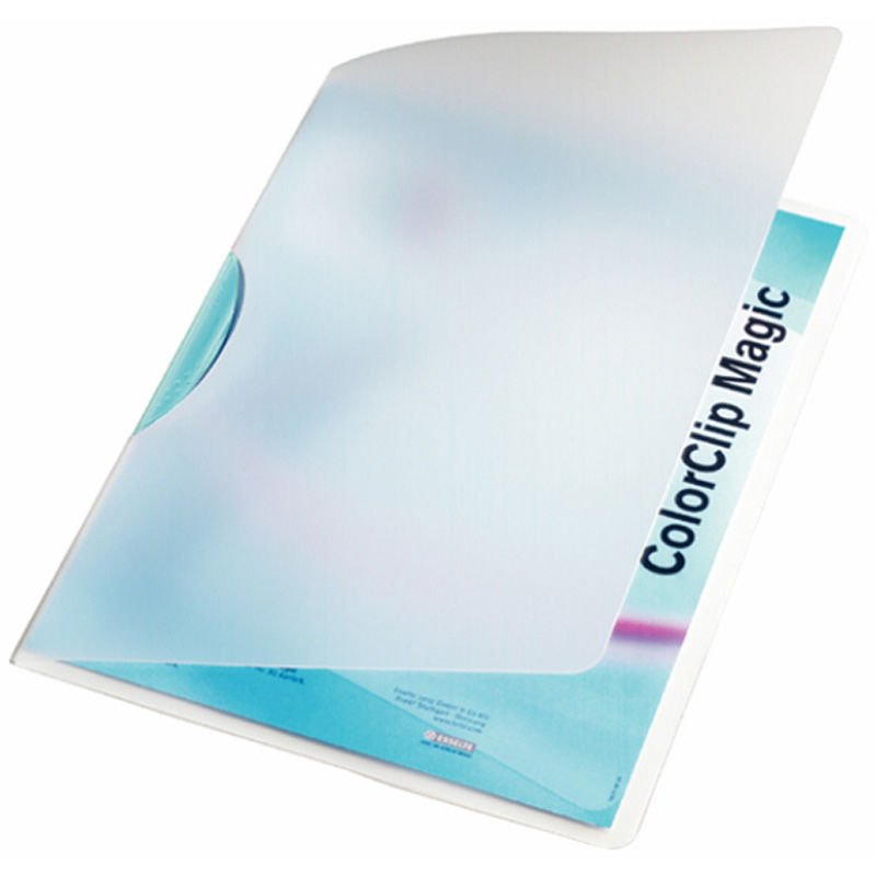 LEITZ 4174-30 COLOR CLİP MAGİC DOSYA AÇIK MAVİ 6'LI PK.