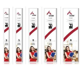 ÖNDER 2003-5 A4 FİRMA KLASÖRÜ 3CM 2D MEKANİZMA BEYAZ