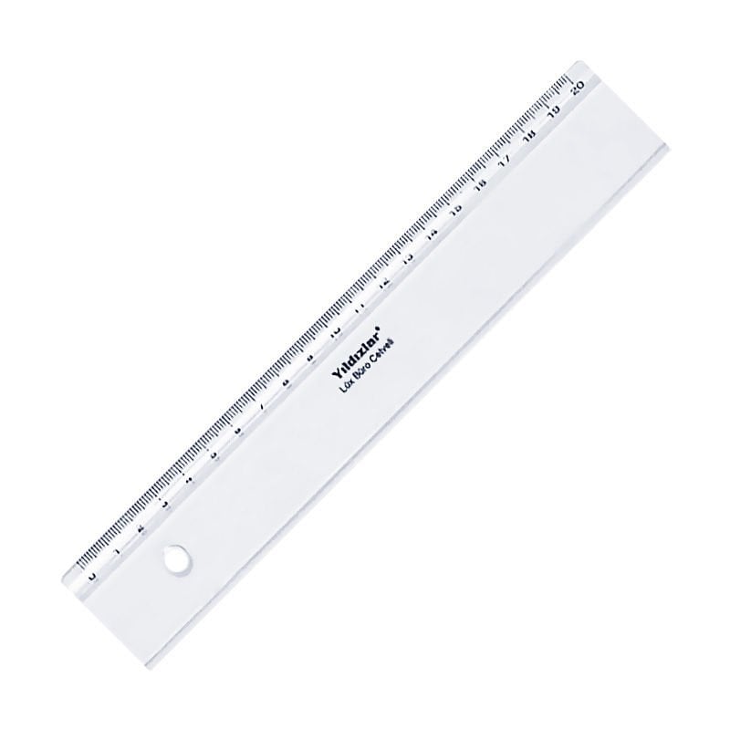 YILDIZLAR KOD:060 LÜKS BÜRO CETVELİ 20 CM 24'LÜ KT.