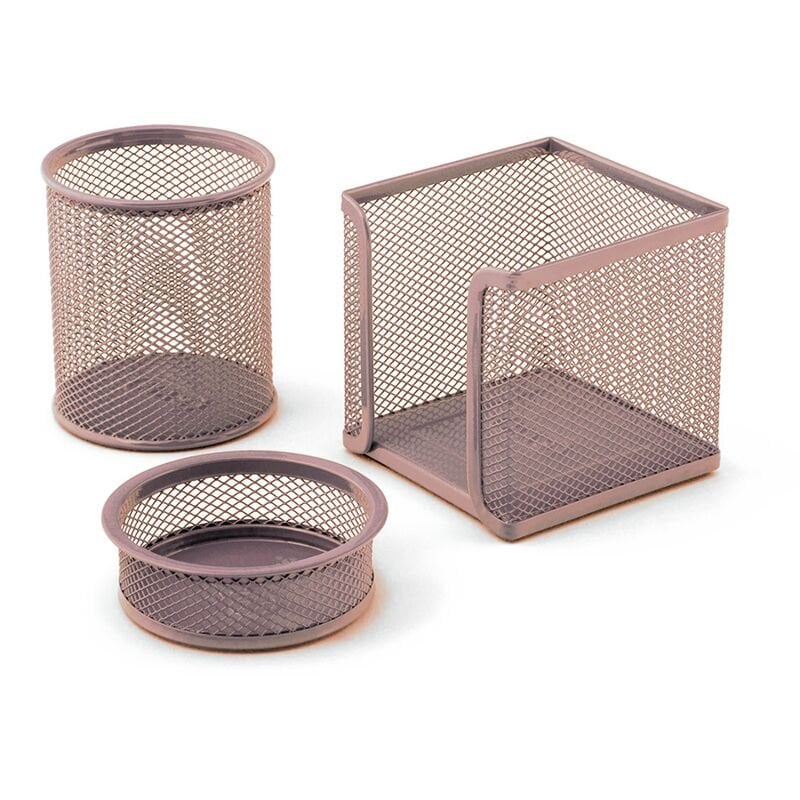 MAS 505 MASA SETİ PERFORE 3 LÜ SET  ROSE GOLD