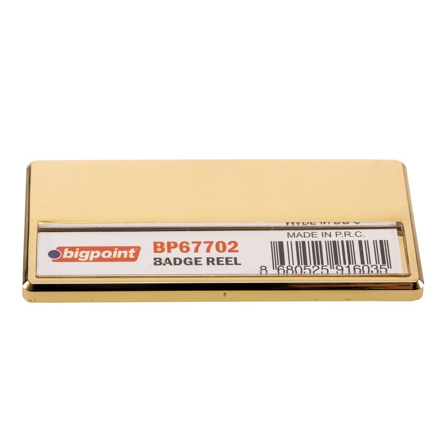 BİGPOİNT BP677-02 METAL MIKNATISLI İSİMLİK GOLD