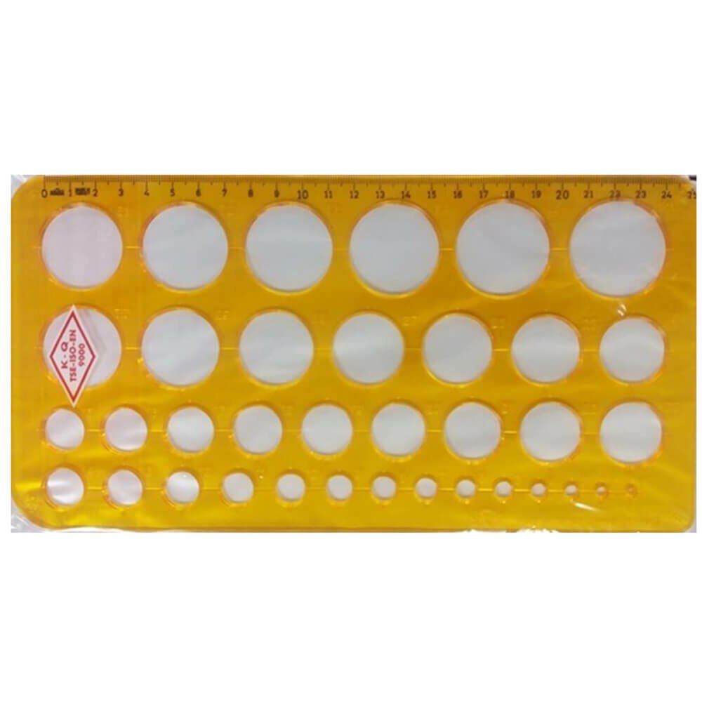 HATAS 02271 DAİRE ŞABLONU 1-35 MM 20'Lİ KT.