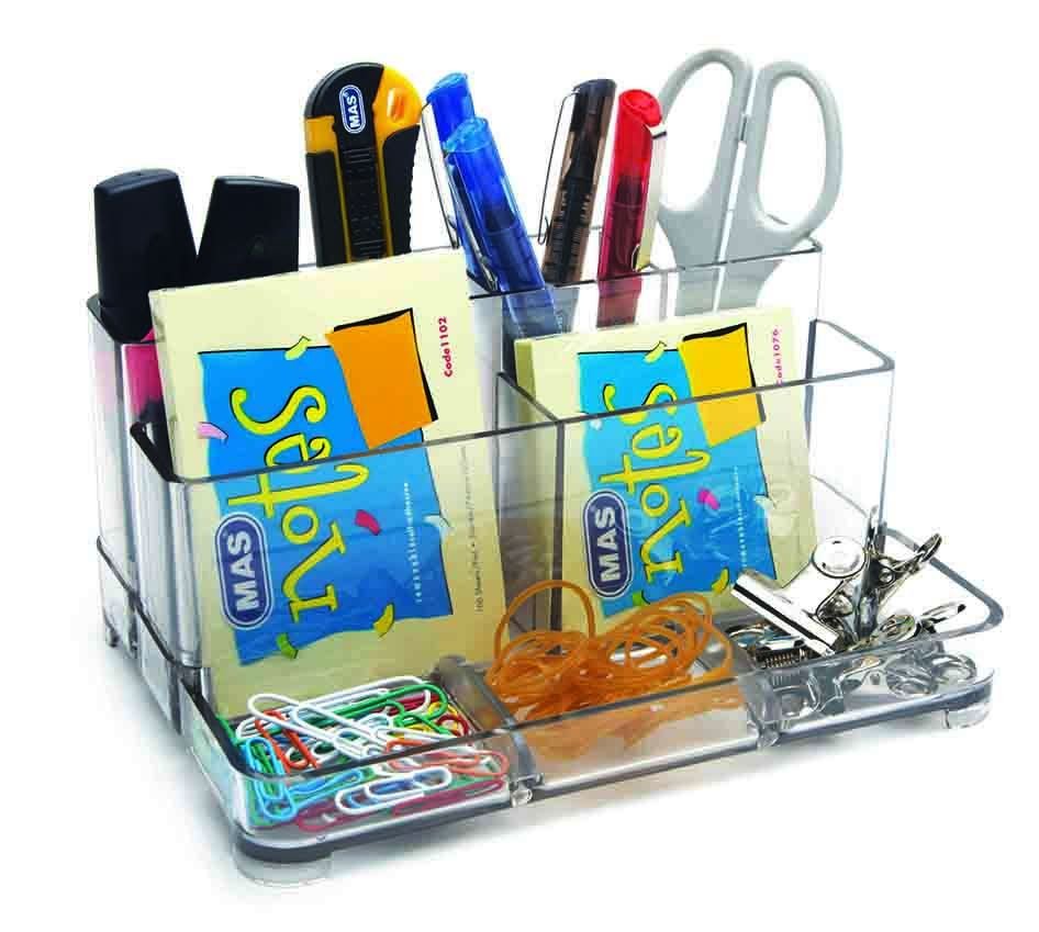 MAS 810 DESK ORGANİZER ŞEFFAF