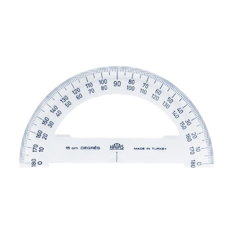 HATAS 0910 MİNKALE YARIM DAİRE 15 CM 20'Lİ KT.