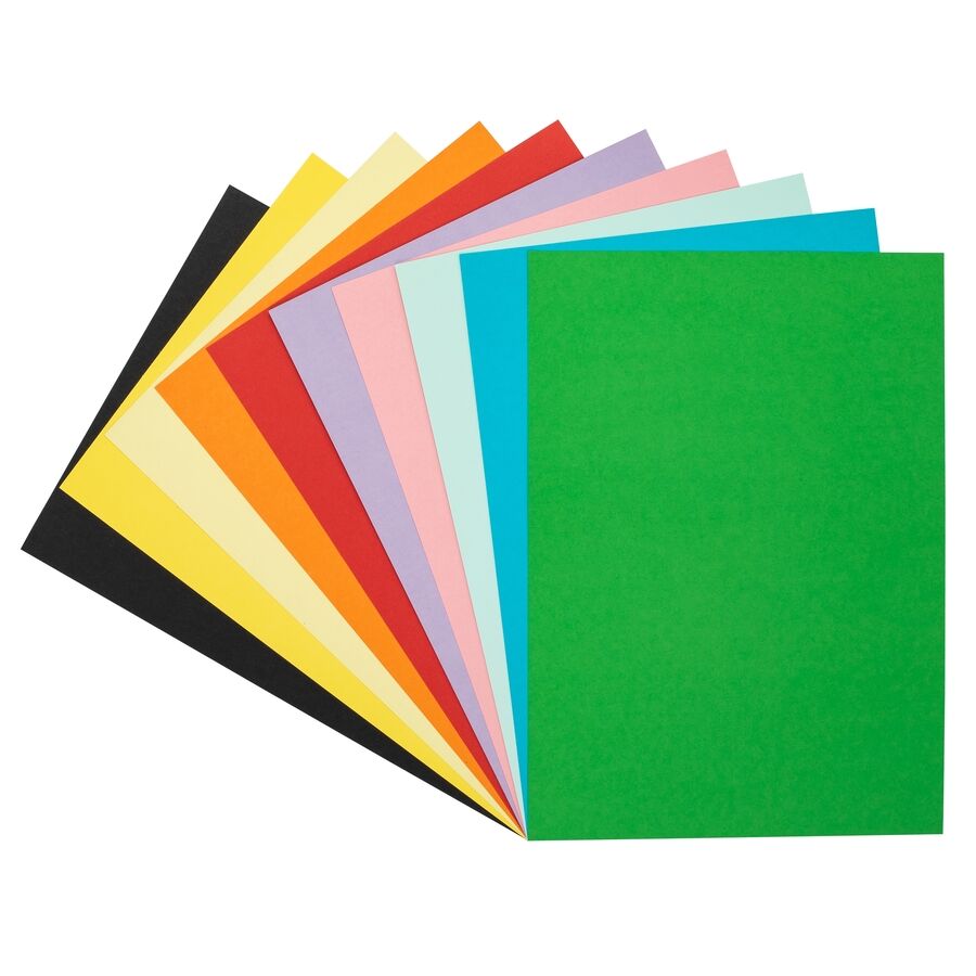 BİGPOİNT BP700-96 FON KARTONU 25X35CM KARIŞIK 10 RENK 100' LÜ PAKET