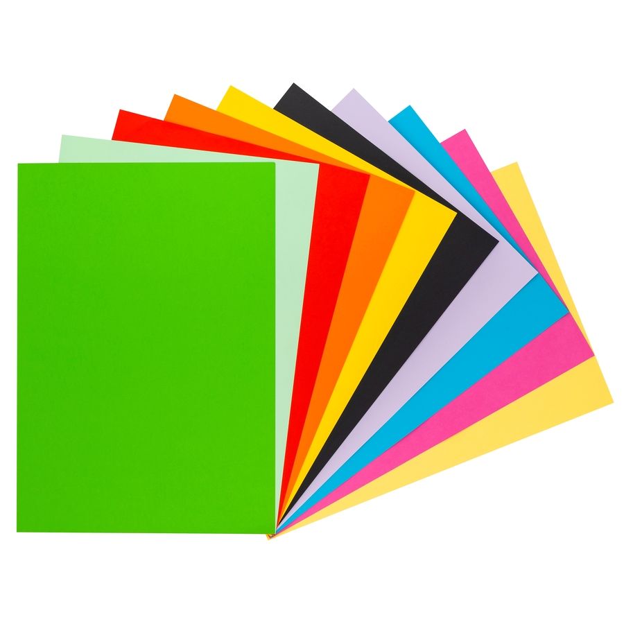 BİGPOİNT BP700-97 FON KARTONU 35X50CM 160 GRAM KARIŞIK 10 RENK 100' LÜ PAKET