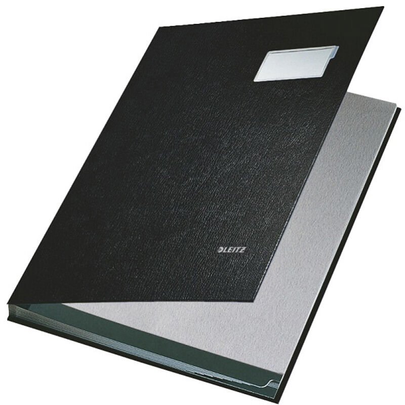 LEITZ 5701-95 İMZA DOSYASI 10 BÖLMELİ SİYAH