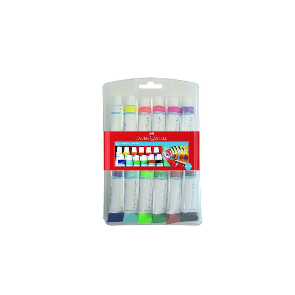 FABER 121011 TÜP GUAJ BOYA 12ML 12 RENK TÜP