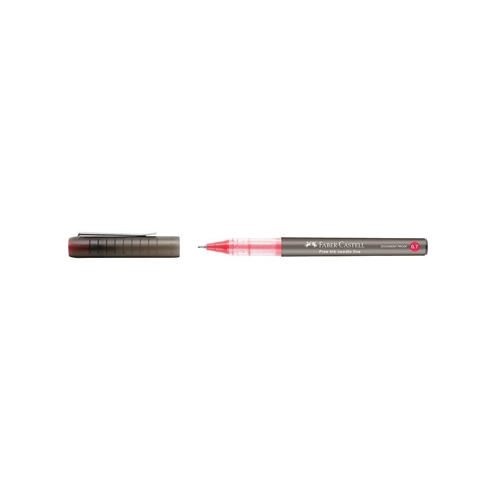 FABER 348221 ROLLER FREE INK NEEDLE 07MM KIRMIZI (12'Lİ)