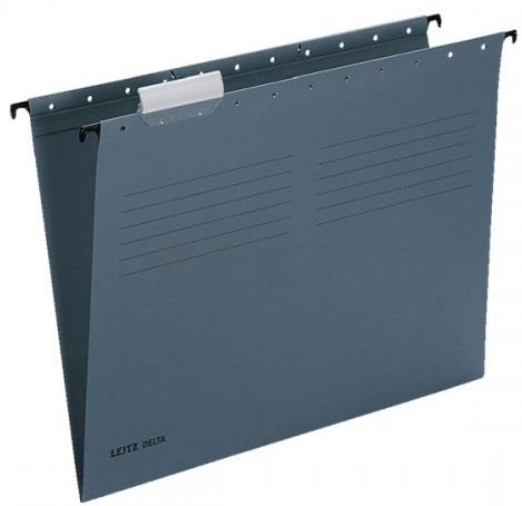 LEITZ 6515-85 DELTA ASKILI DOSYA TELSİZ GRİ 25'Lİ KT.