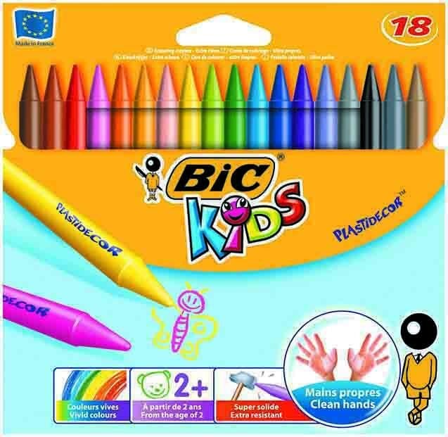 BİC PLASTİDECOR PASTEL 18 RENK 8297711