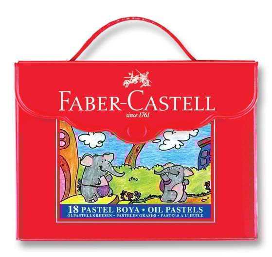 FABER PAST.BOYA PLASTİK ÇANTALI 18 RENK 125119-18'Lİ