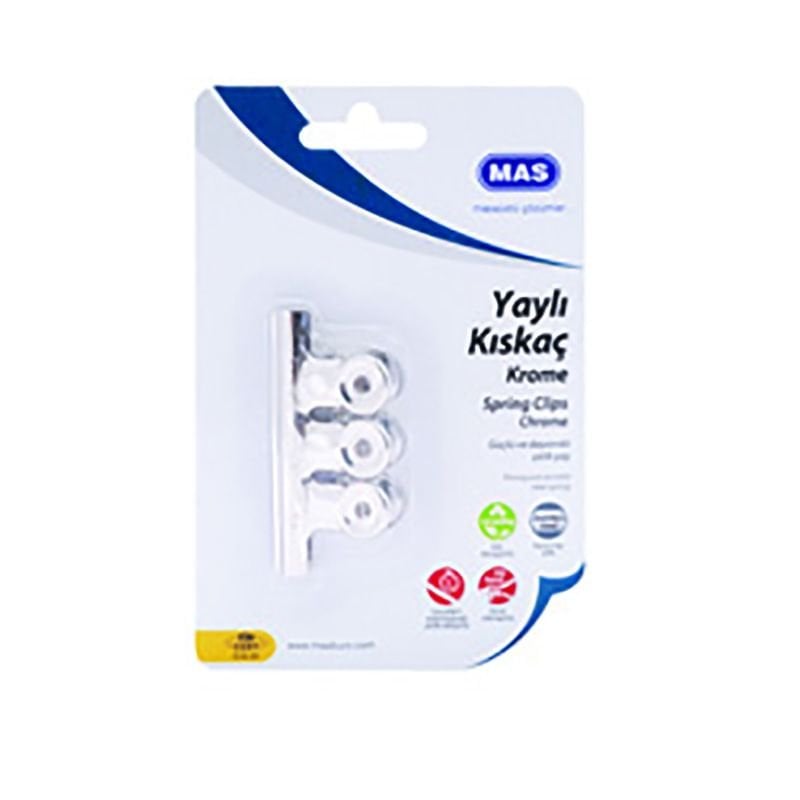 MAS 951 KISKAÇ YAYLI METAL 40 MM 3 LÜ BLİSTER