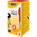 BİC BASMALI TÜKENMEZ KALEM 50Lİ KUTU KIRMIZI 190123 M10