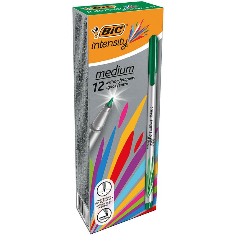 BİC INTENSITY MEDIUM LINER 12'Lİ KUTU YEŞİL 964781