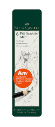 FABER 115207 PİTT GRAPHİTE MATT DERECELİ KALEM 6'LI SET