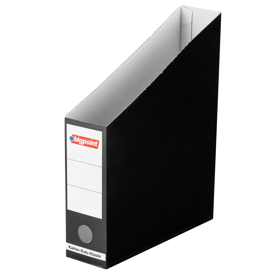BİGPOİNT BP120-95 KARTON KUTU KLASÖR SİYAH 6'LI PK.