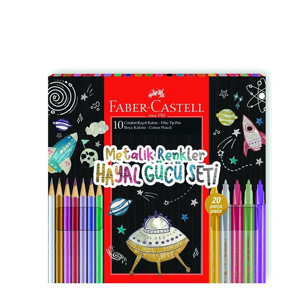 FABER 000021 HAYAL GÜCÜ SETİ UZAY 20'Lİ