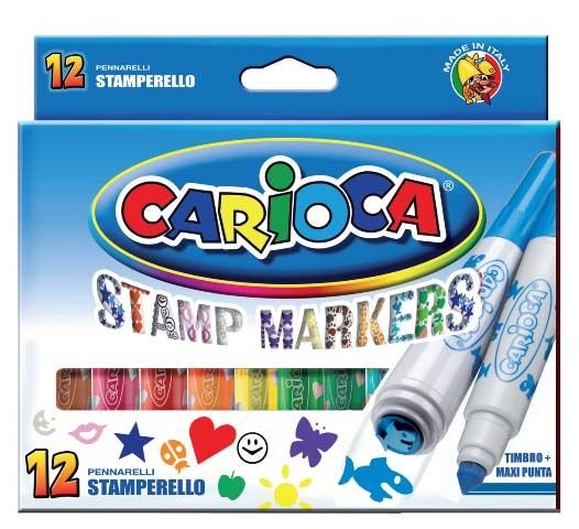 CARİOCA 42240 KEÇELİ KALEM 12 Lİ STAMPERELLO DAMGA
