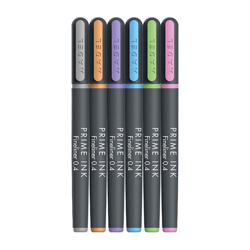 ADEL 000101 PRİME INK FİNELİNER 6'LI PASTEL