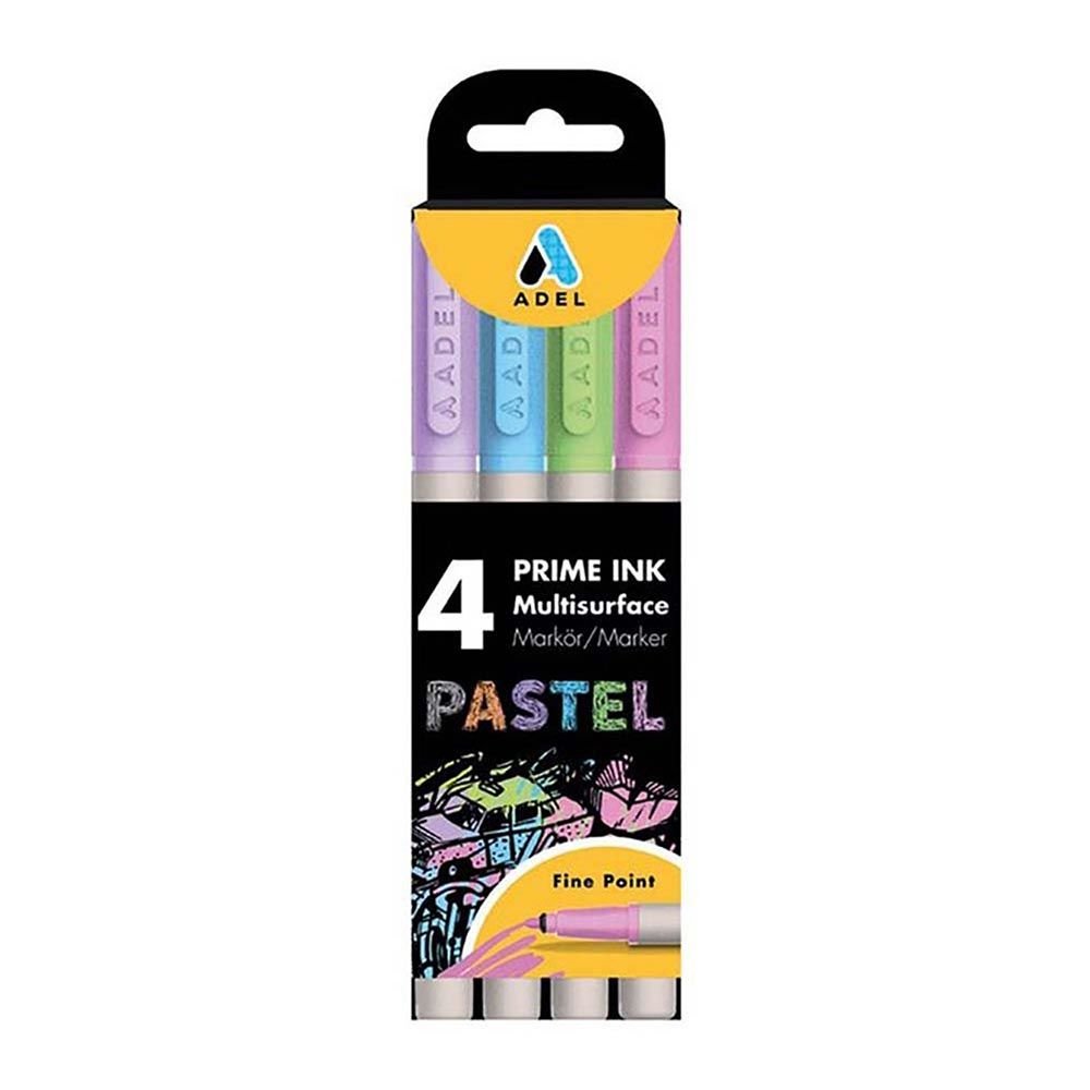 ADEL 000105 PRİME INK MULTİSURFACE 4'LÜ PASTEL