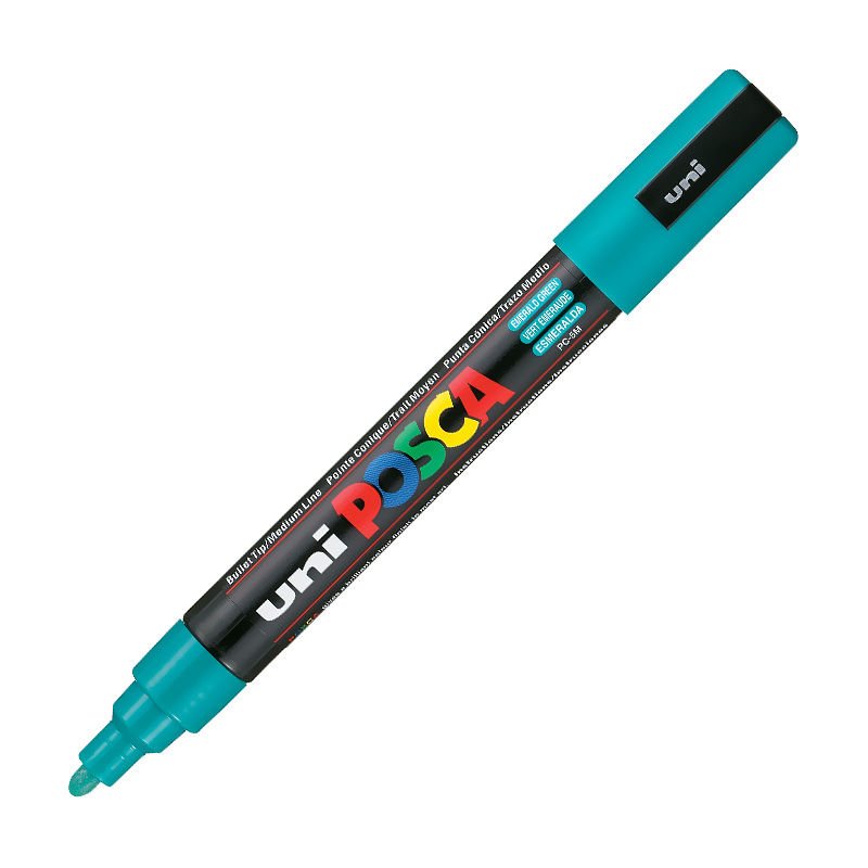 UNİ PC-5M POSCA POSTER MARKÖRÜ Z.YEŞİLİ 6'LI KT.