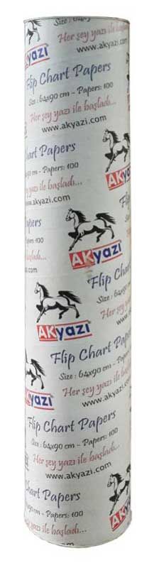 AKYAZI 0025 FLİPCHART KAĞIDI 64*90 100'LÜ