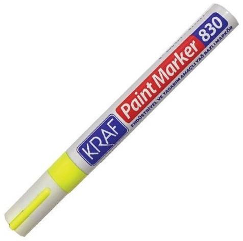 KRAF 830 PAINT MARKÖR SARI 12'Lİ KUTU