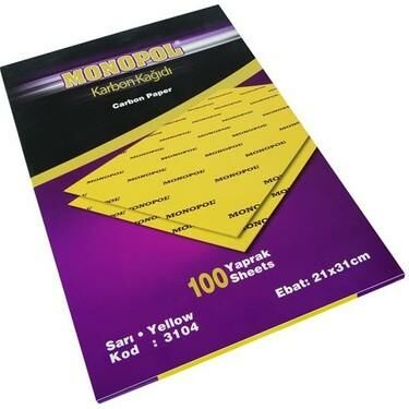 MONOPOL 3104 KARBON KAĞIDI SARI