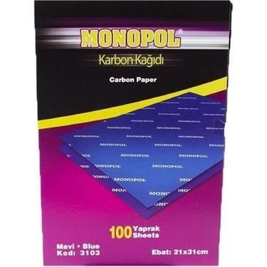 MONOPOL 3103 KARBON KAĞIDI MAVİ