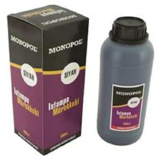 MONOPOL 1124 ISTAMPA MÜREKKEBİ 500 ML SİYAH