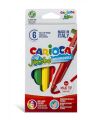 CARİOCA 40568 JUMBO KEÇELİ BOYA KALEMİ 6 LI