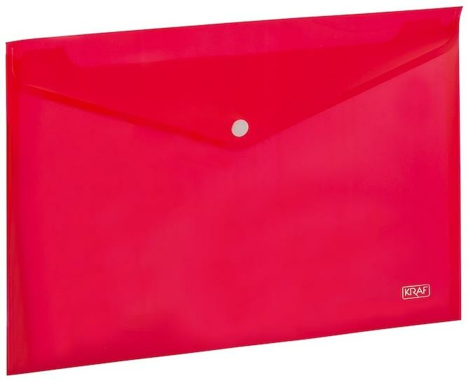 KRAF 1209 ÇITÇITLI DOSYA A4 KIRMIZI 12'Lİ PAKET