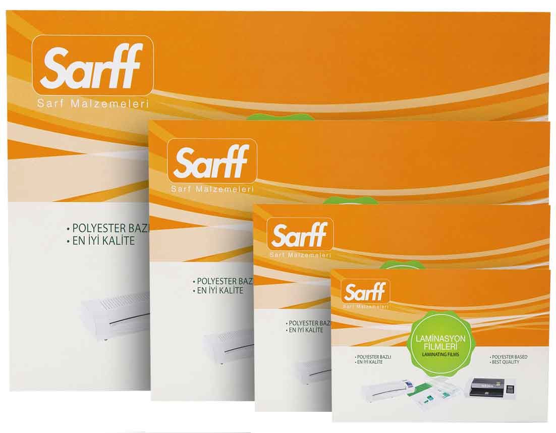 SARFF 15309016 A4 LAMİNASYON 125 MİC. 100'LÜ