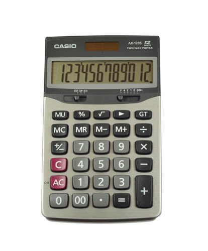 CASIO AX-120 B HESAP MAKİNASI 12 HANE