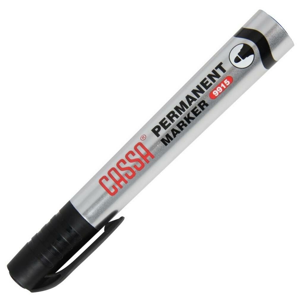 CASSA 9915 PERMANENT MARKÖR KOLİ KALEMİ SİYAH 12'Lİ KT.