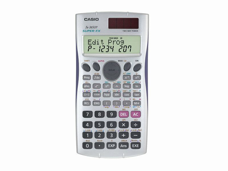 CASIO FX-3650 P  279 FONKSİYONLU HESAP MAKİNASI