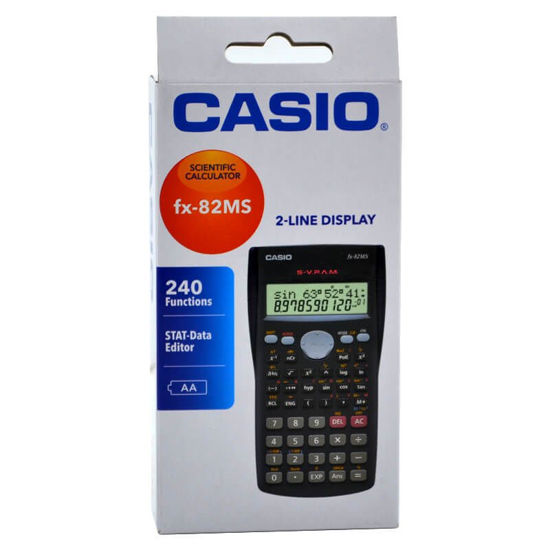 CASIO FX-82 MS HESAP MAKİNASI 12 HANE FONKSİYONLU