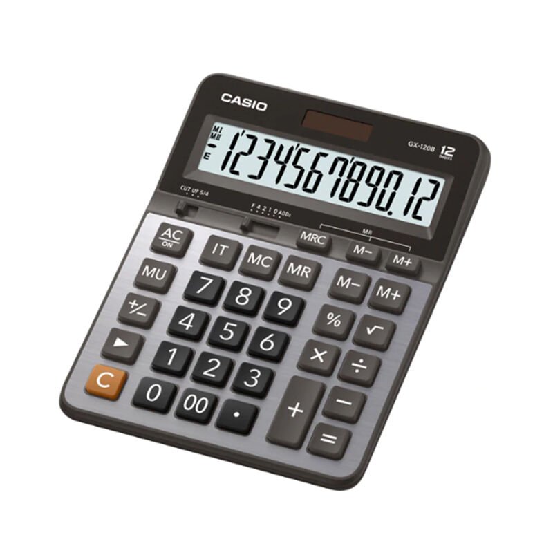 CASIO GX-120 B HESAP MAKİNASI 12 HANE