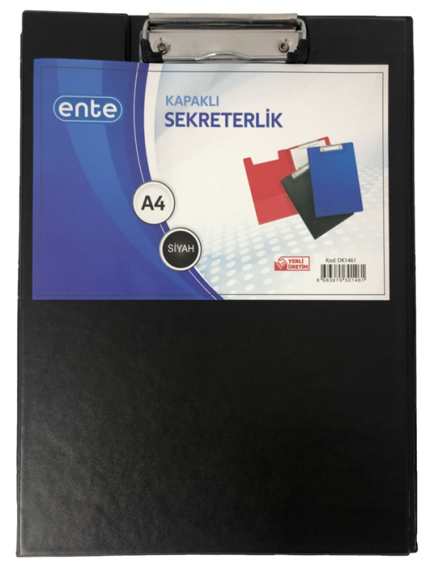 ENTE A4 SEKRETERLİK KAPAKLI SİYAH