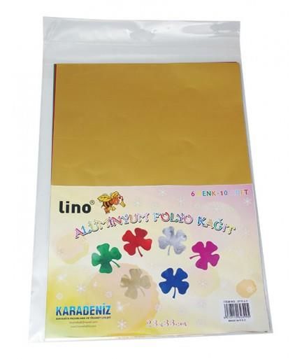 LİNO 2711J-1 ALÜMİNYUM FOLYO ÇİFT TARAFLI 10 LU
