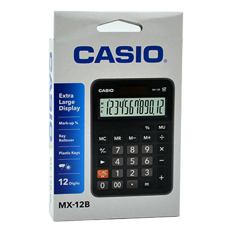 CASIO MX-12 B HESAP MAKİNASI 12 HANE