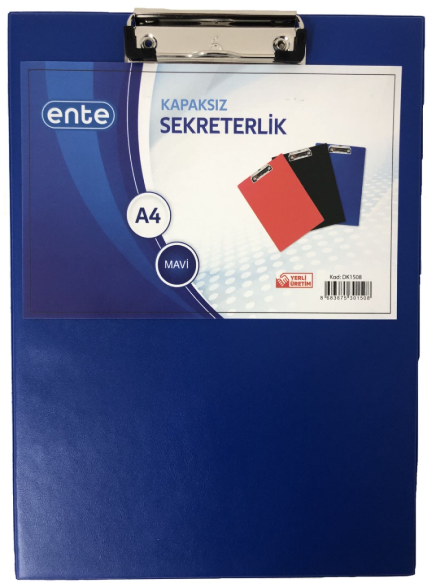 ENTE A4 SEKRETERLİK KAPAKSIZ MAVİ